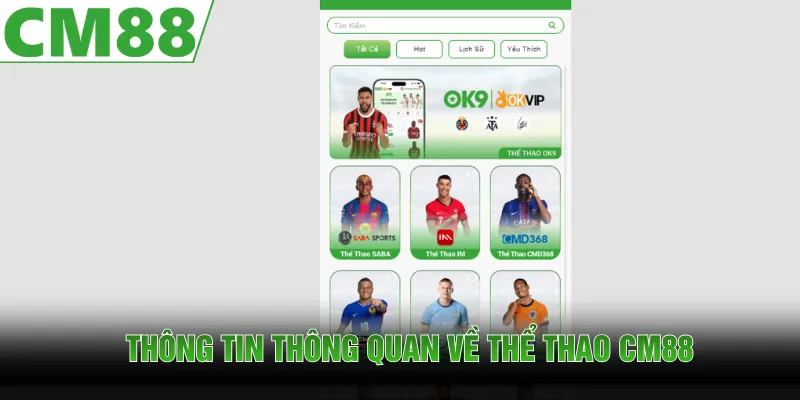 Thông tin tổng quan về thể thao CM88 